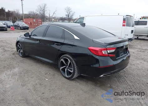 2021 Honda Accord Sport из США, поврежденный, VIN 1HGCV1F32MA082501